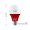 Luxrite A19 LED Red Light Bulb 8W 60W Equivalent E26 Base Porch Christmas Party Holiday Lighting LR21495-1PK - alternate 4